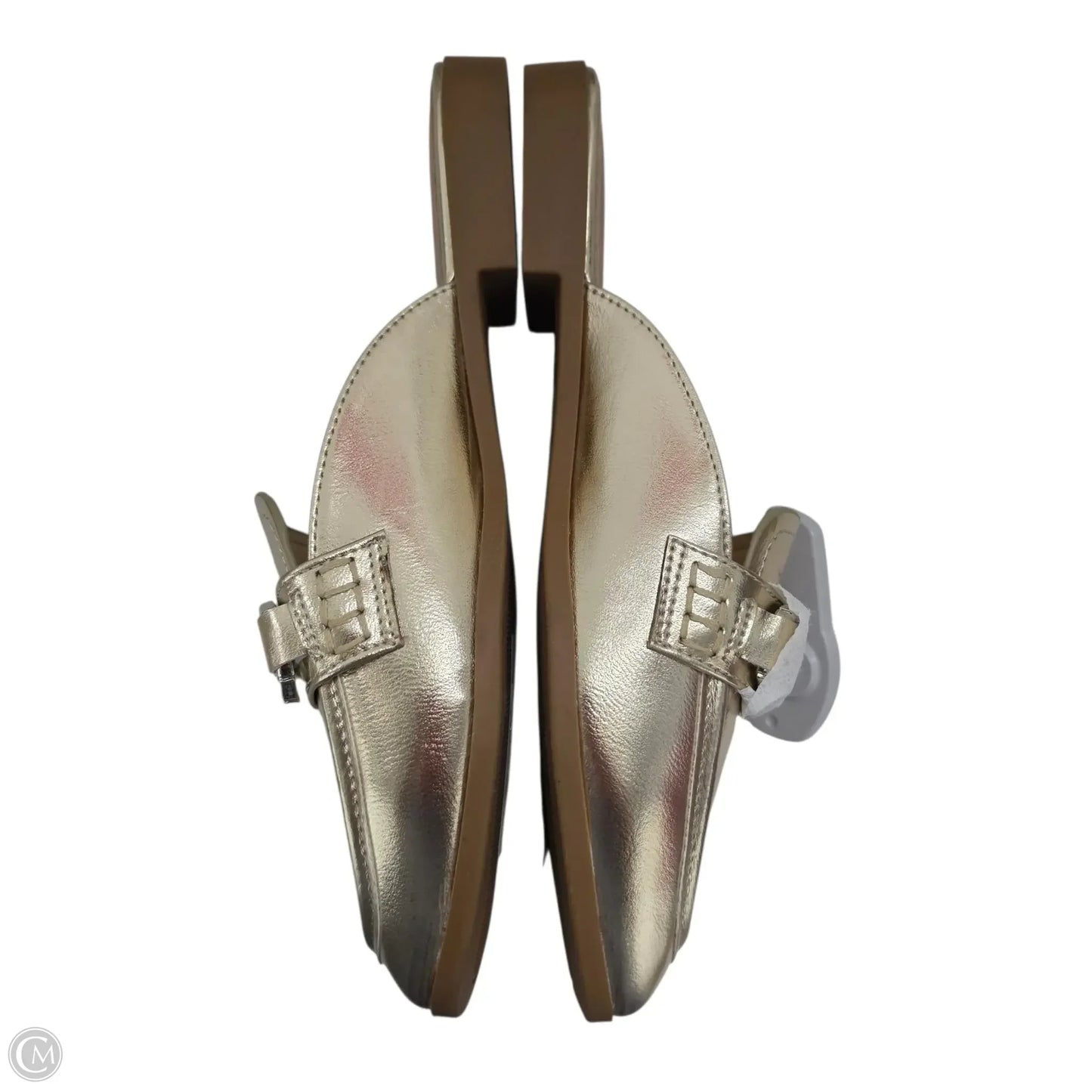 Shoes Flats By Bamboo In Gold, Size: 7.5