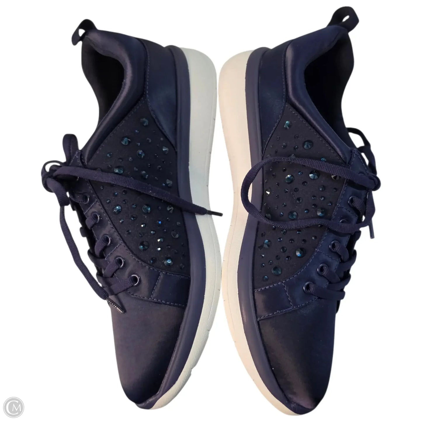 Shoes Sneakers By Clarks In Navy, Size: 9