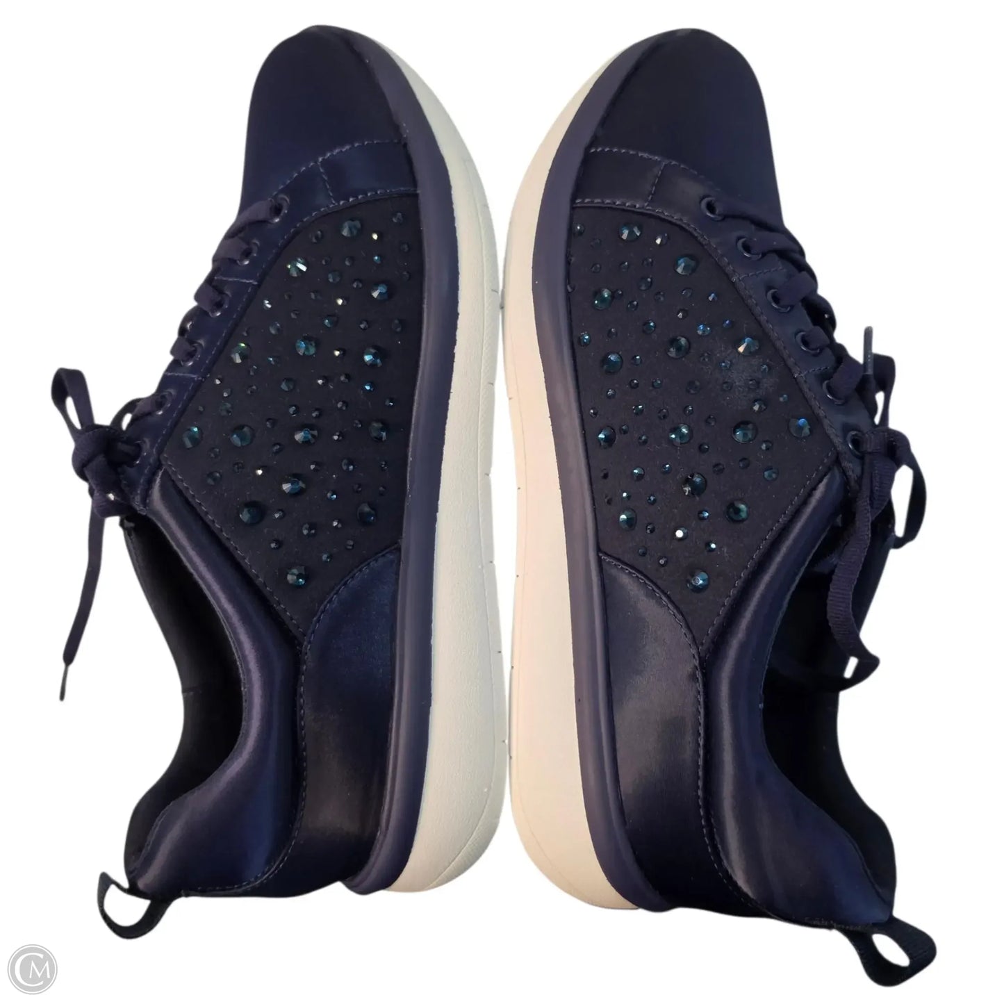 Shoes Sneakers By Clarks In Navy, Size: 9