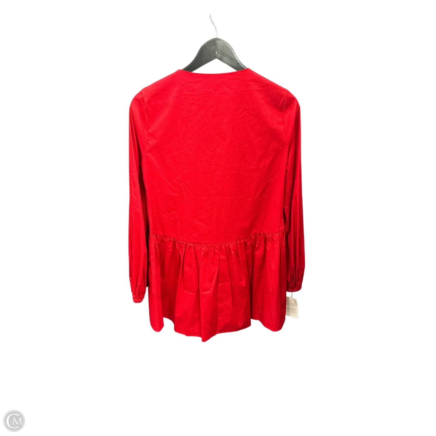 Top Long Sleeve By Clothes Mentor In Red, Size: S