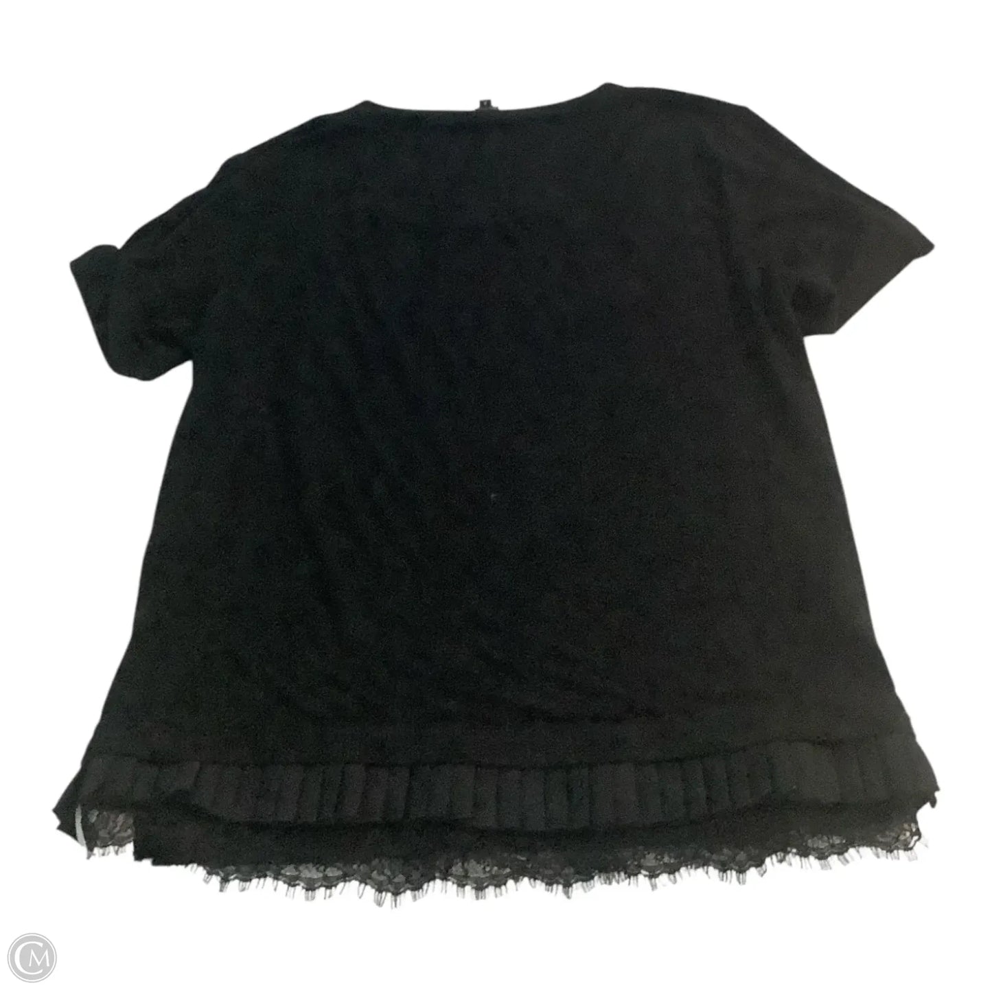 Top Short Sleeve Basic By Worth Ny In Black, Size: S