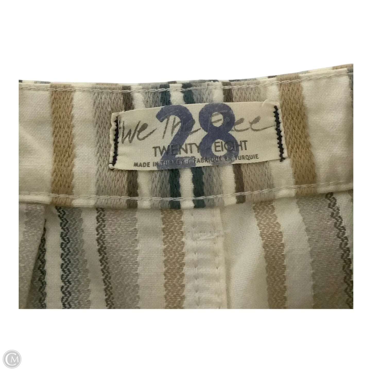 Pants Wide Leg By We The Free In Striped Pattern, Size: 8