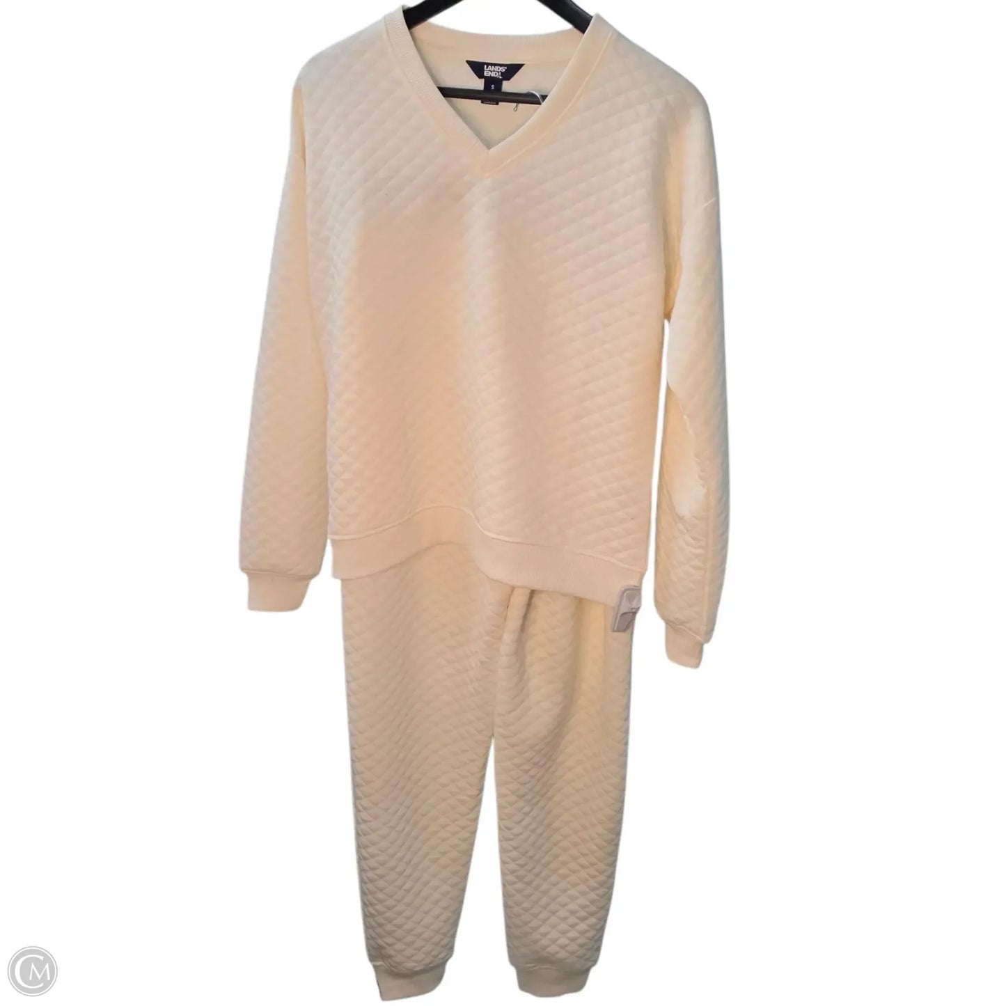 Pants Set 2pc By Lands End In Cream, Size: S