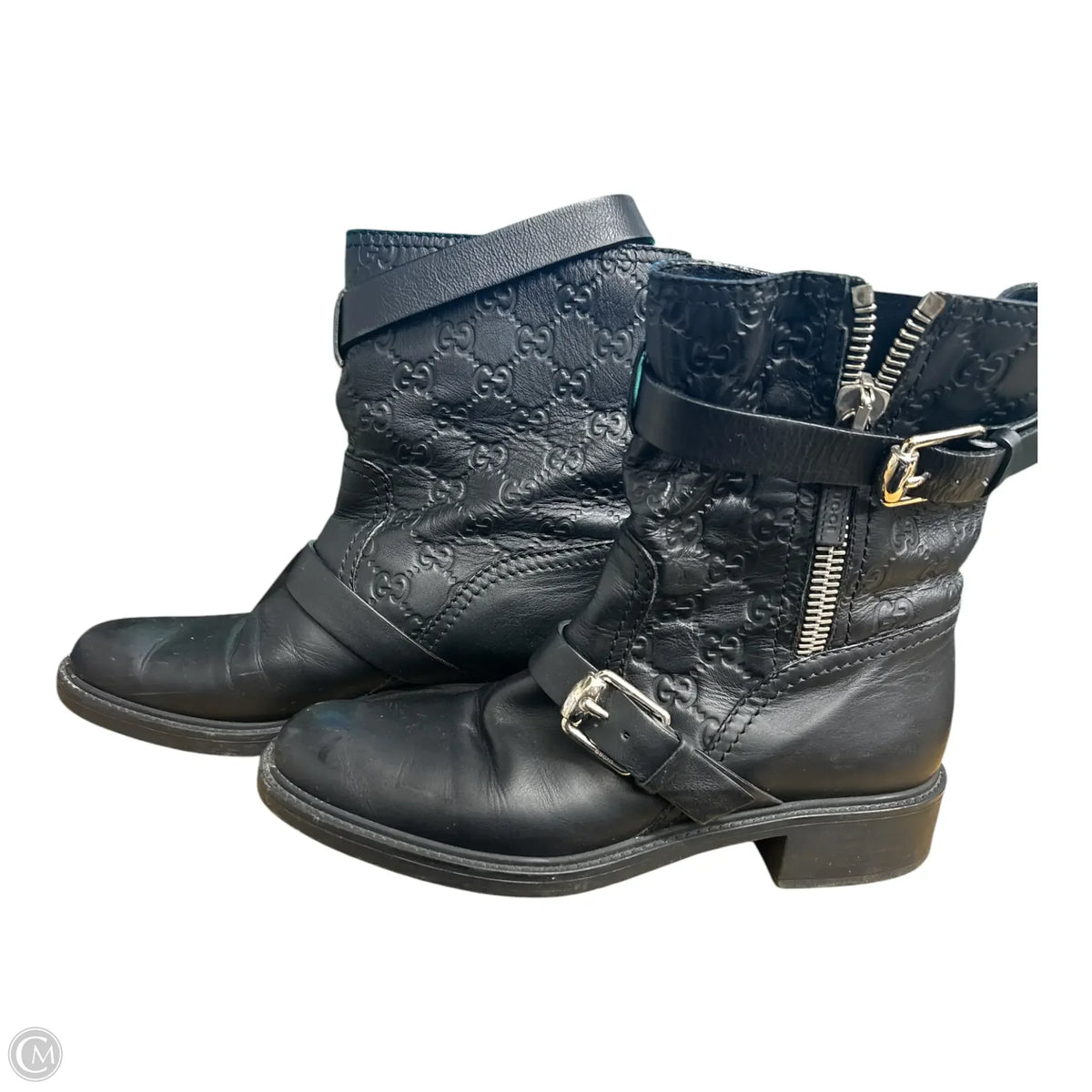 Boots Luxury Designer By Gucci In Black