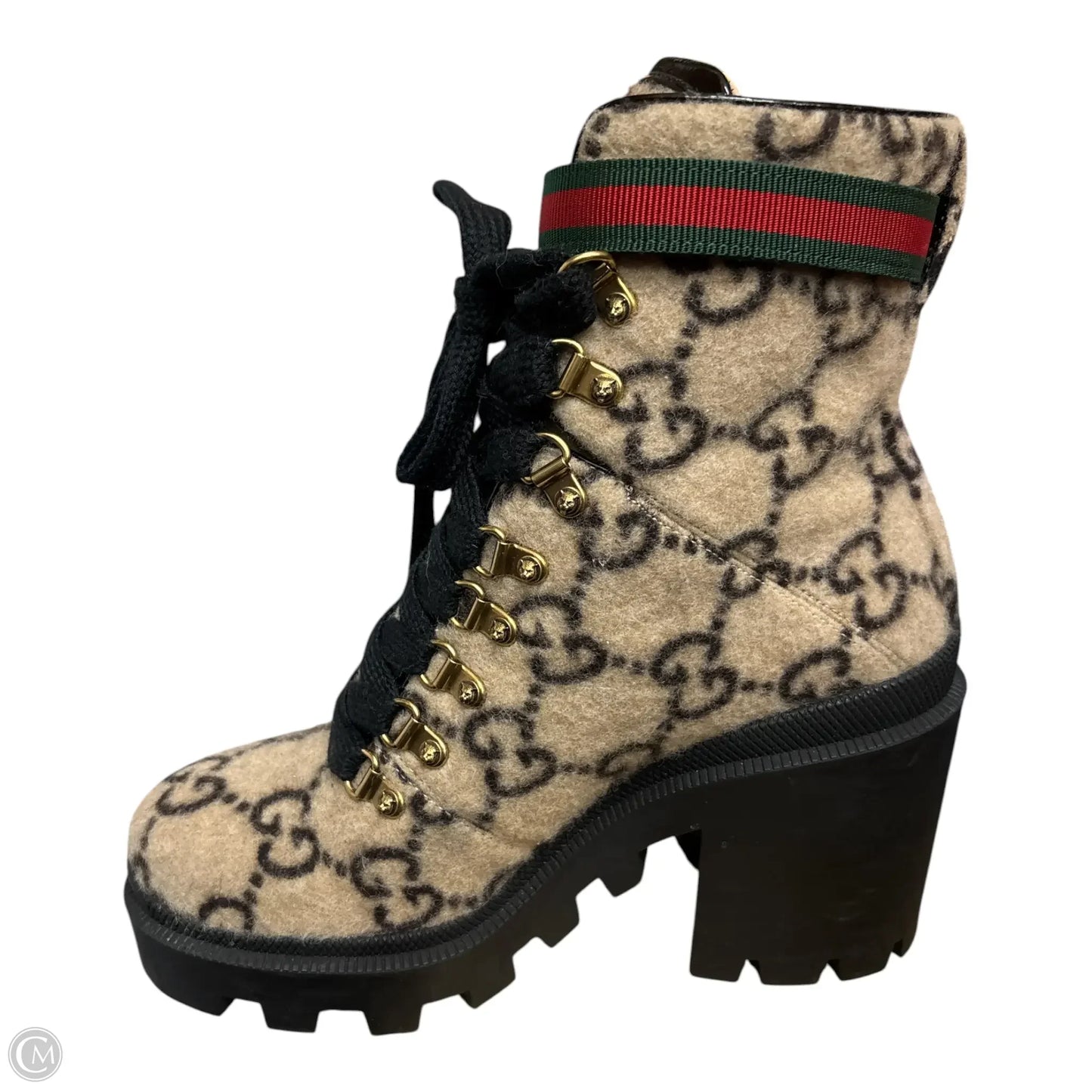 Boots Luxury Designer By Gucci In Tan