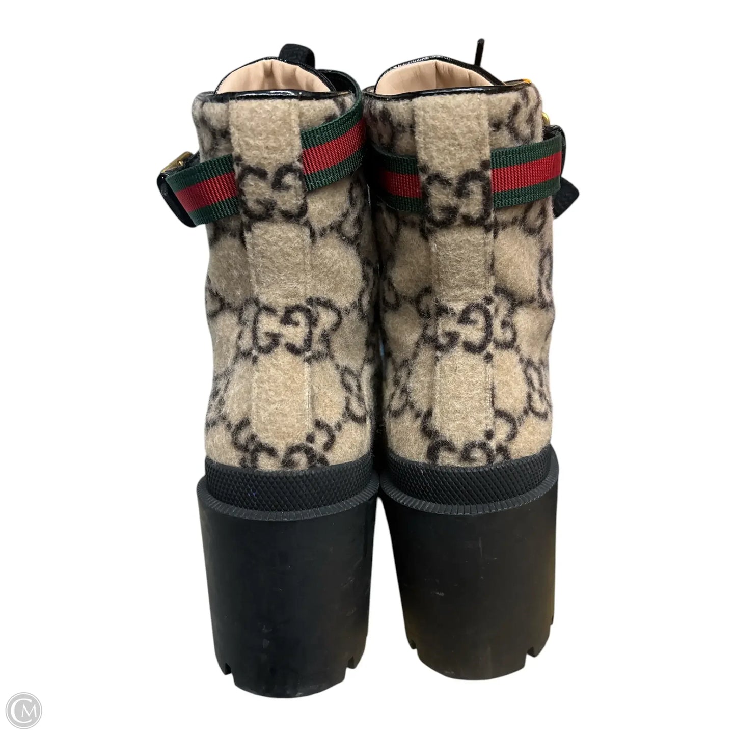Boots Luxury Designer By Gucci In Tan