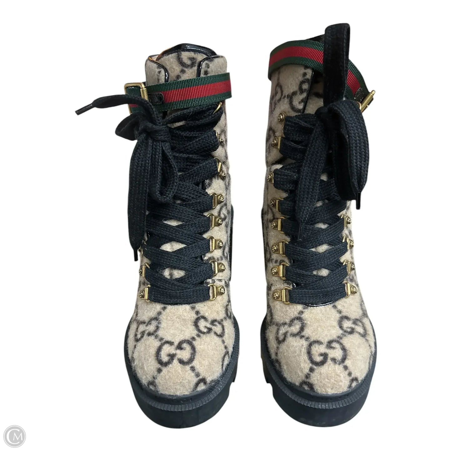 Boots Luxury Designer By Gucci In Tan