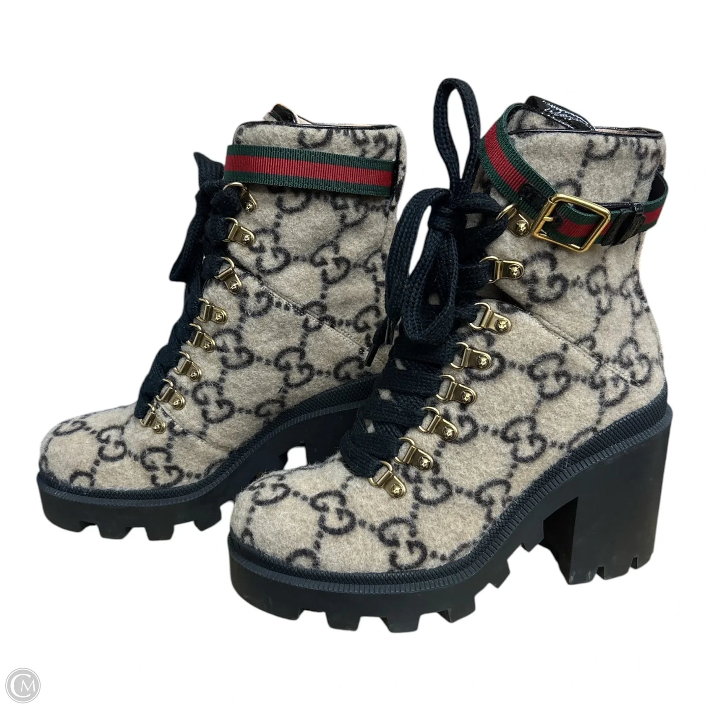 Boots Luxury Designer By Gucci In Tan