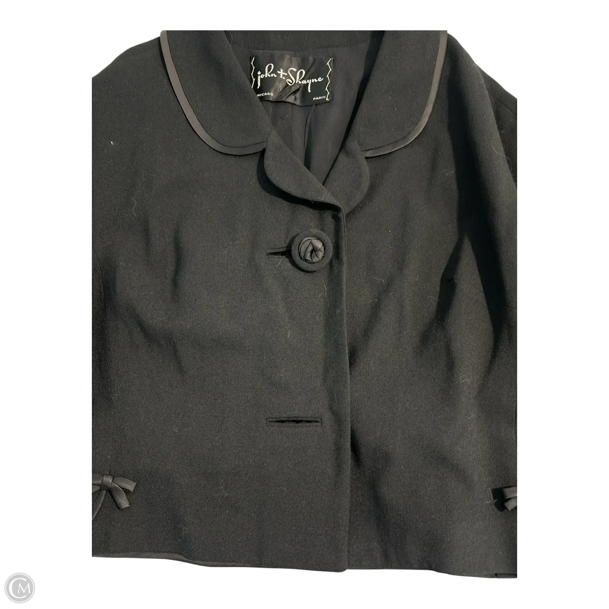 Blazer By JOHN T. SHAYNE In Black, Size: S