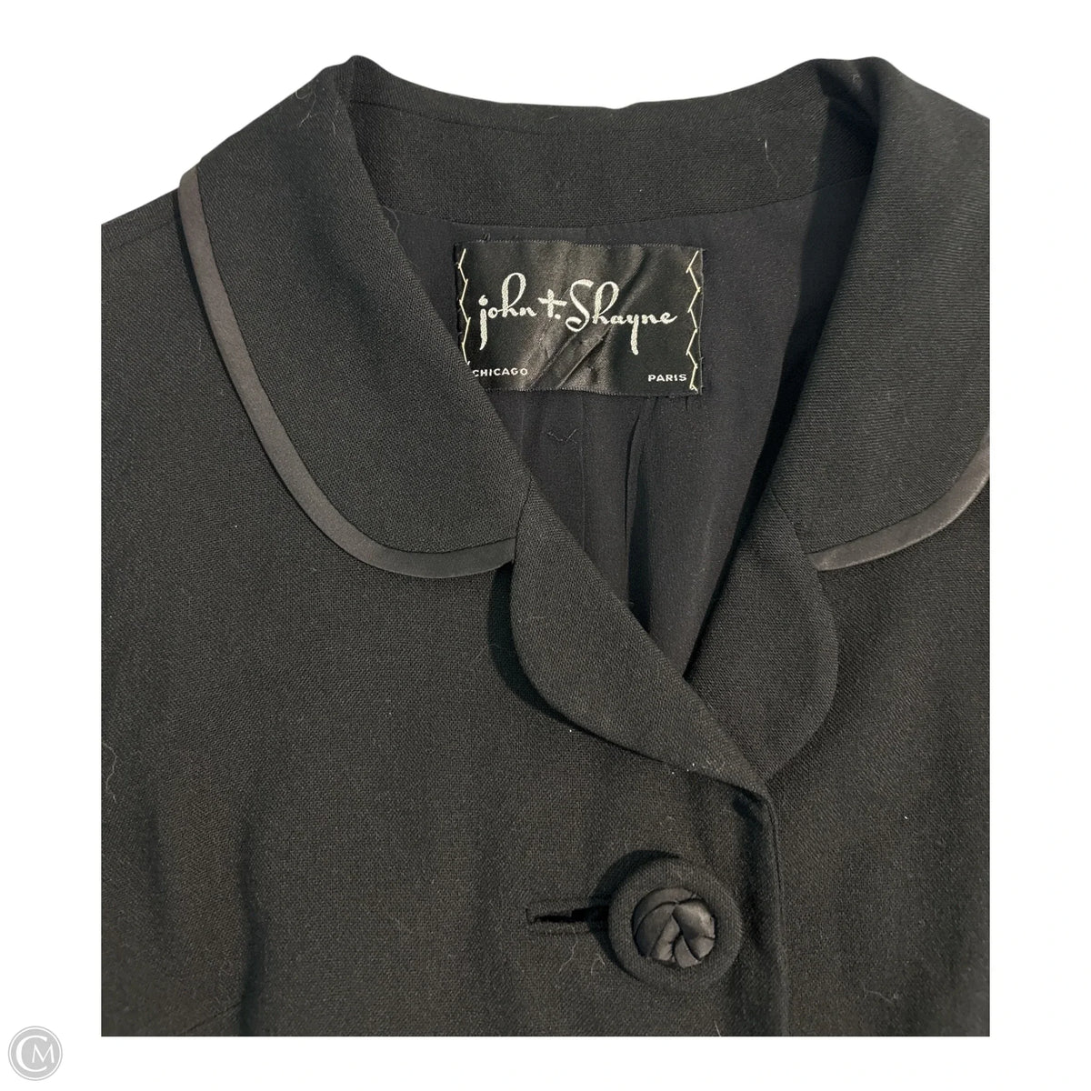 Blazer By JOHN T. SHAYNE In Black, Size: S
