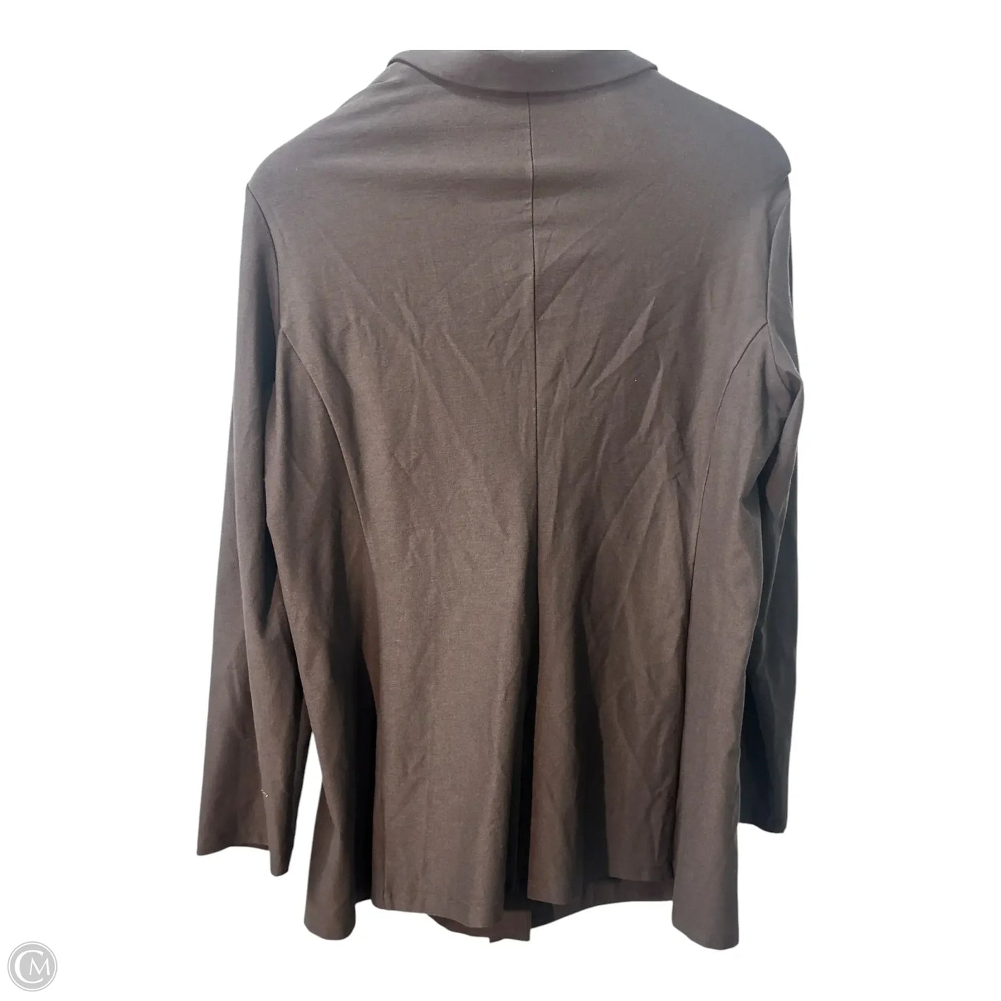 Blazer By Eileen Fisher In Grey, Size: L