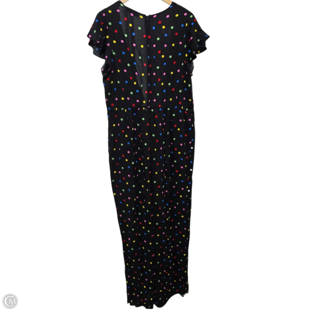 Jumpsuit By Eloquii In Polkadot Pattern, Size: 16