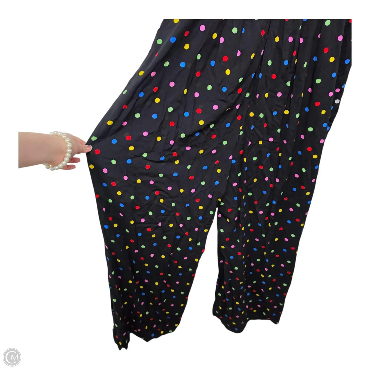 Jumpsuit By Eloquii In Polkadot Pattern, Size: 16
