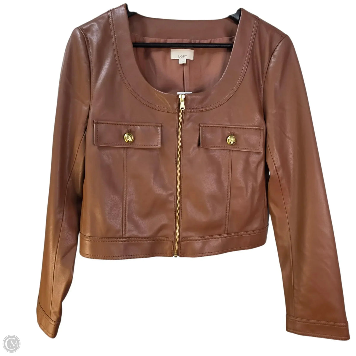 Jacket Other By Loft In Brown, Size: M