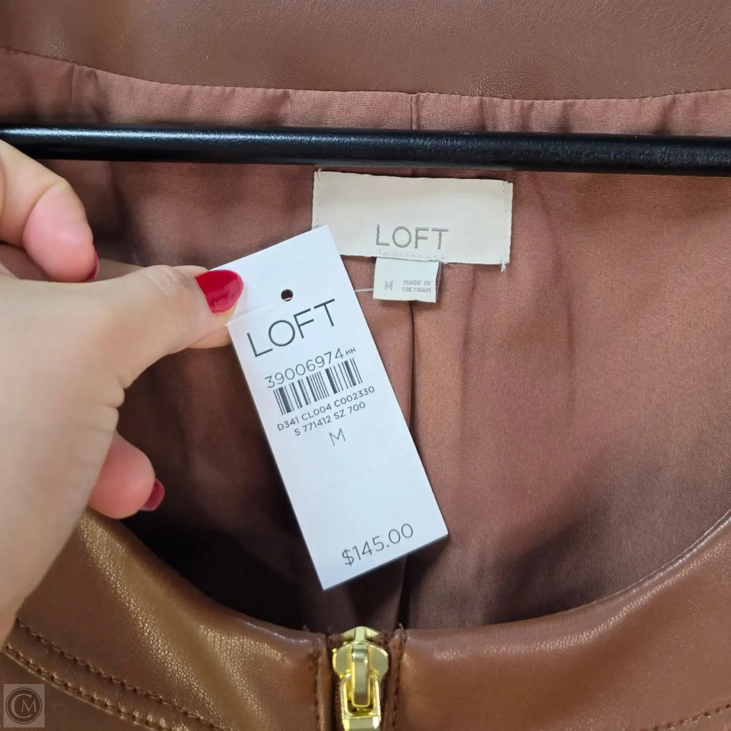Jacket Other By Loft In Brown, Size: M