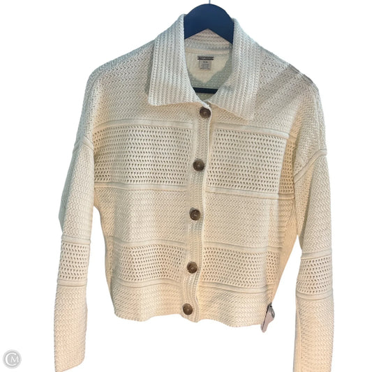 Sweater Cardigan By Magaschoni In Cream, Size: M