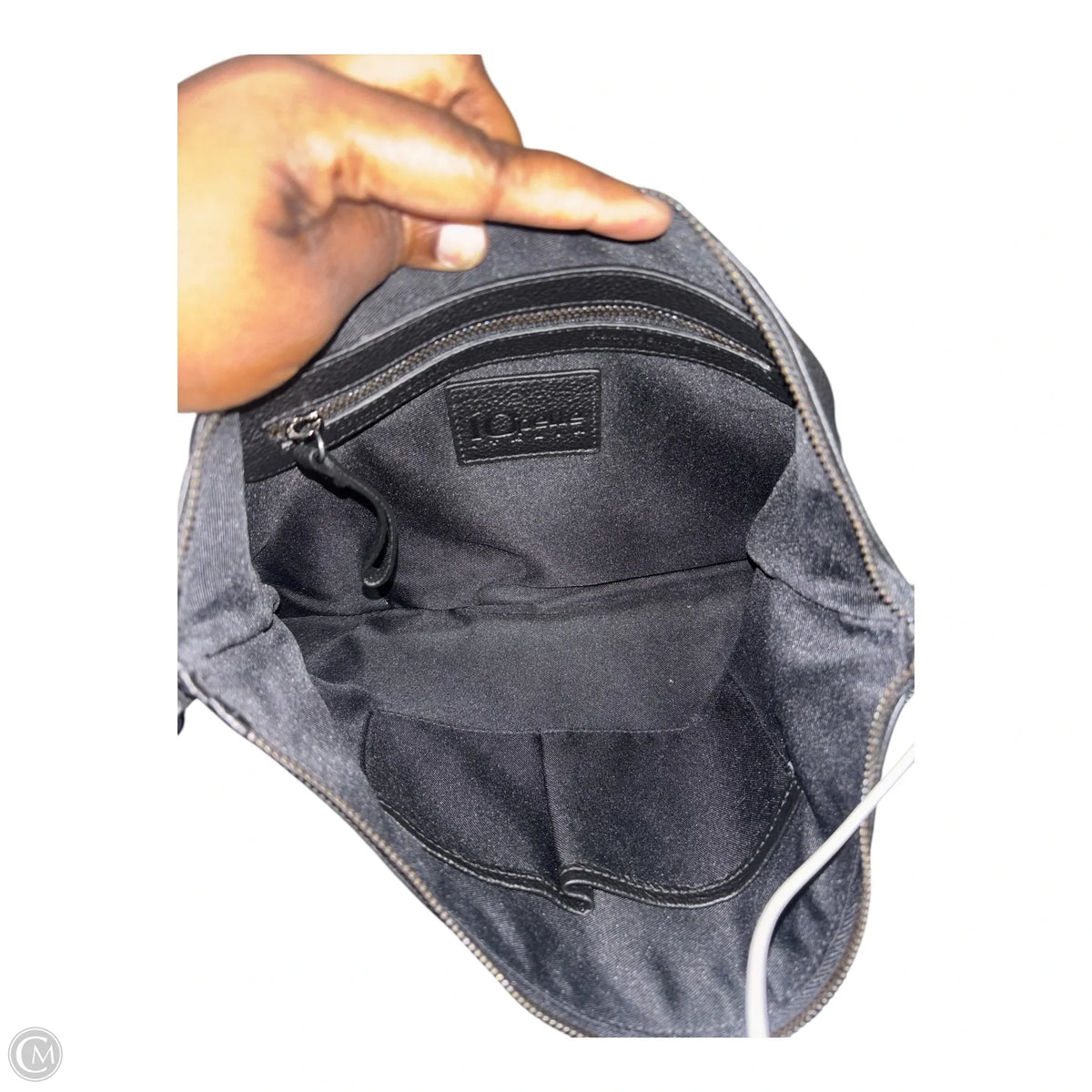 Handbag Leather By Clothes Mentor, Size: Medium
