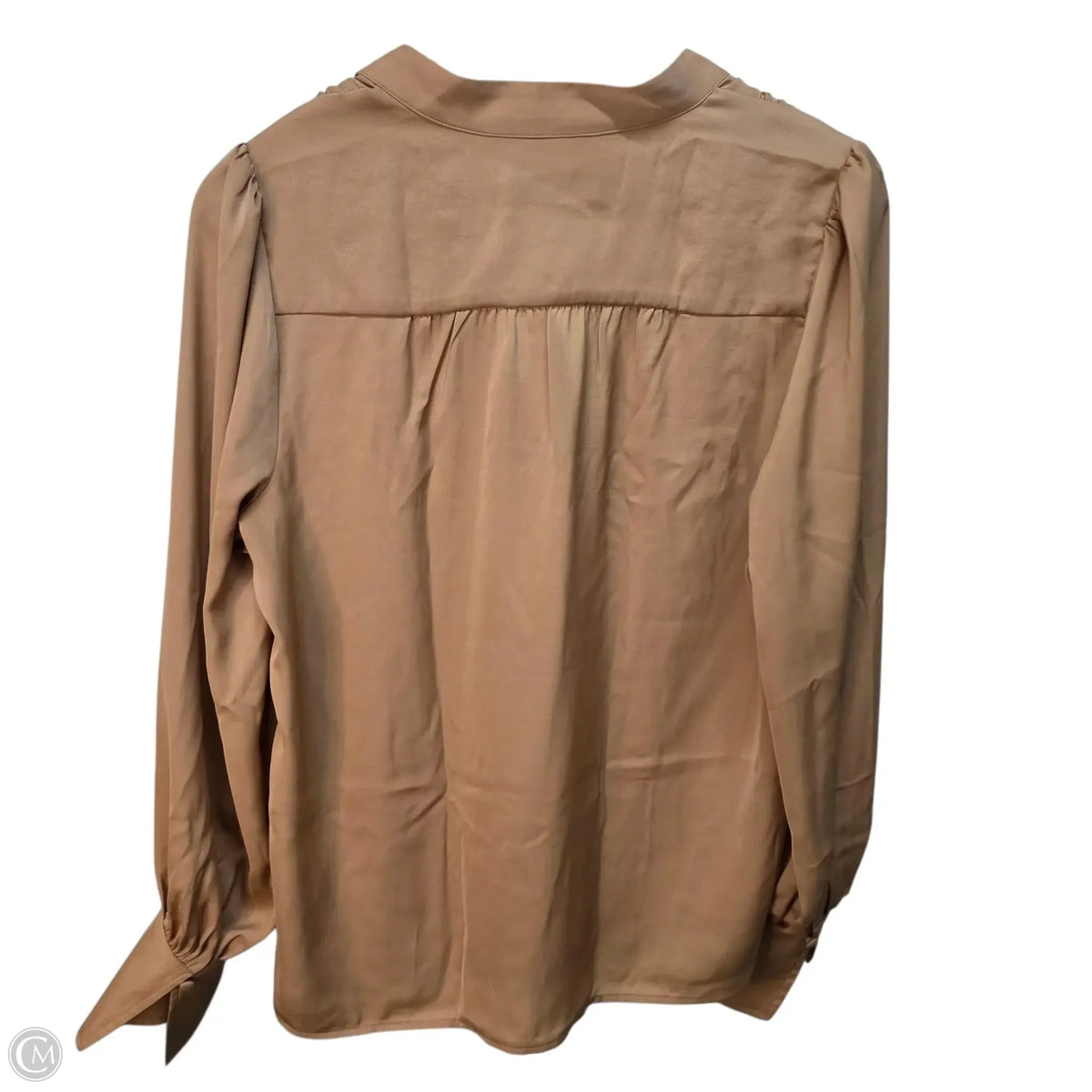 Top Long Sleeve Basic By Banana Republic In Tan, Size: M
