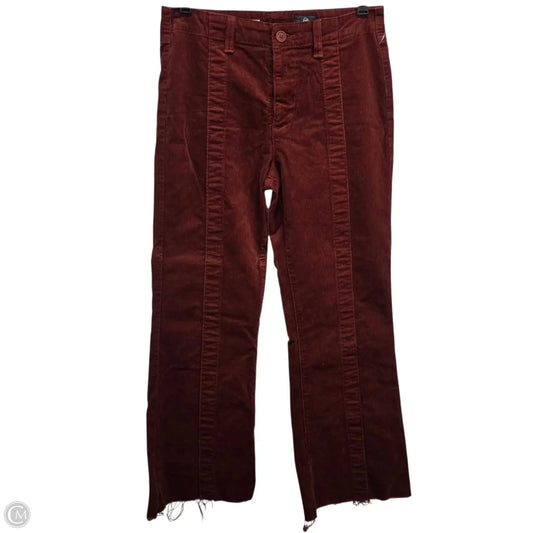 Adriano Goldschmied Corduroy Pants In Burnt Orange, Size: 6