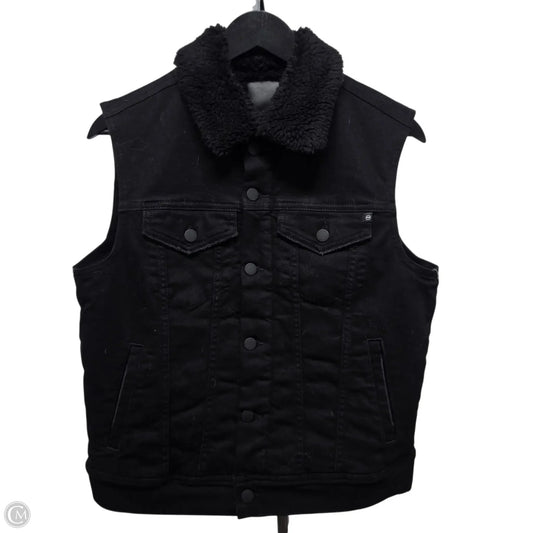 Adriano Goldschmied Denim Vest In Black, Size: S