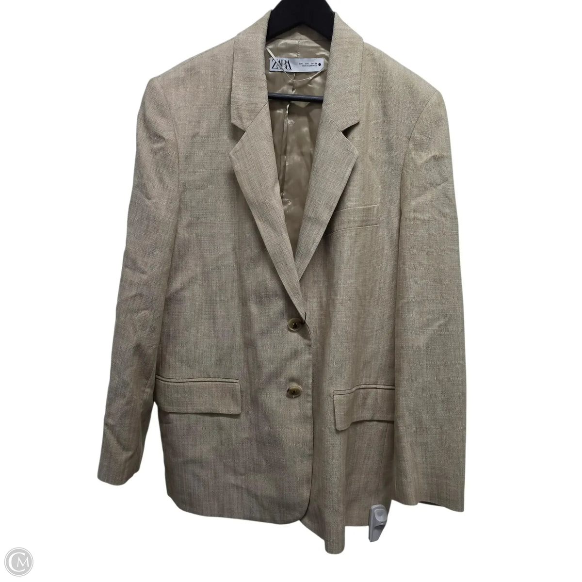 Blazer By Zara In Tan, Size: L