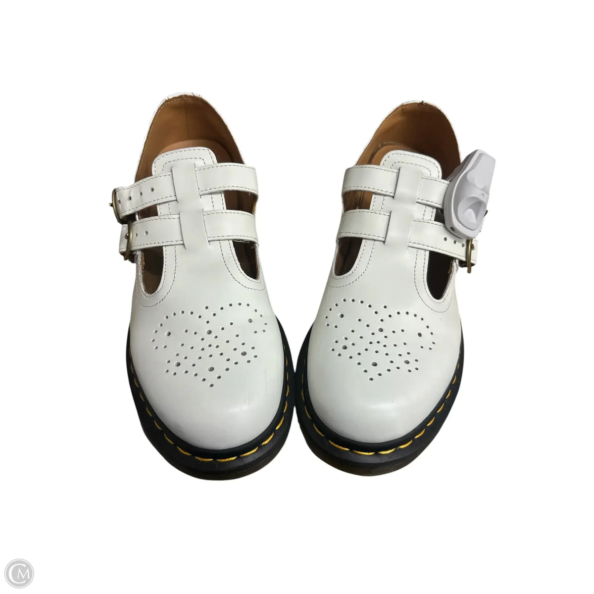 Dr Martens Shoes In White, Size: 9