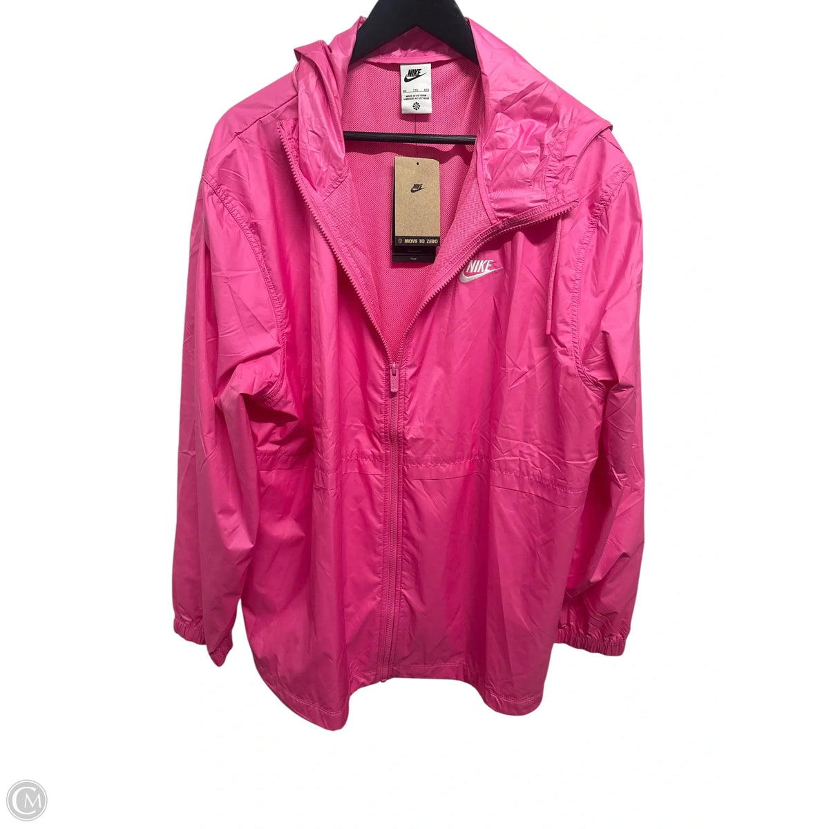 Nike Apparel Athletic Jacket In Pink, Size: XXL