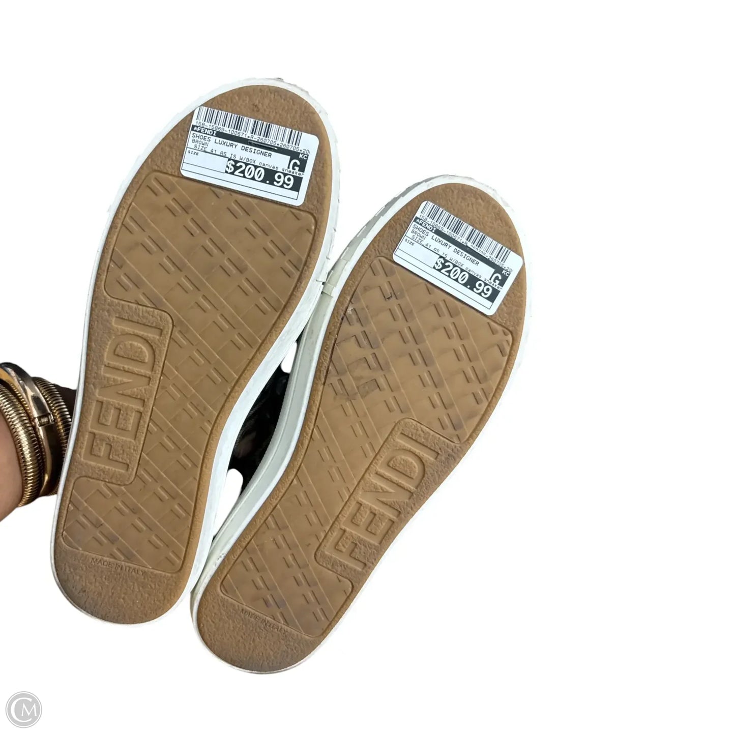 Shoes Luxury Designer By Fendi In Brown
