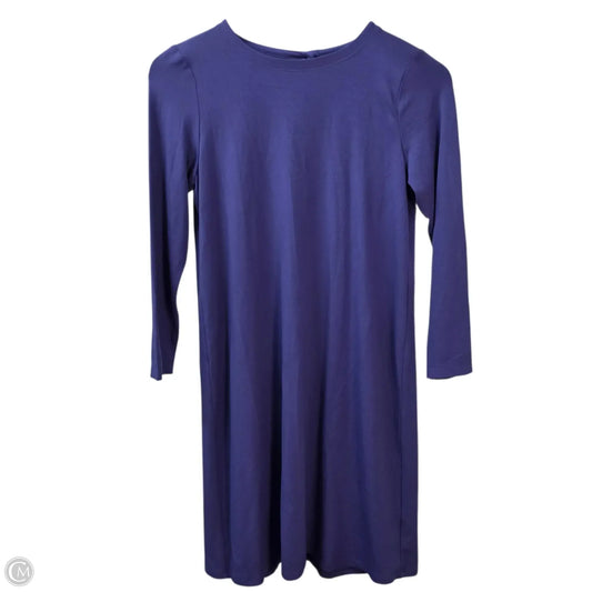 Dress Casual Midi By Eileen Fisher In Purple, Size: Sp