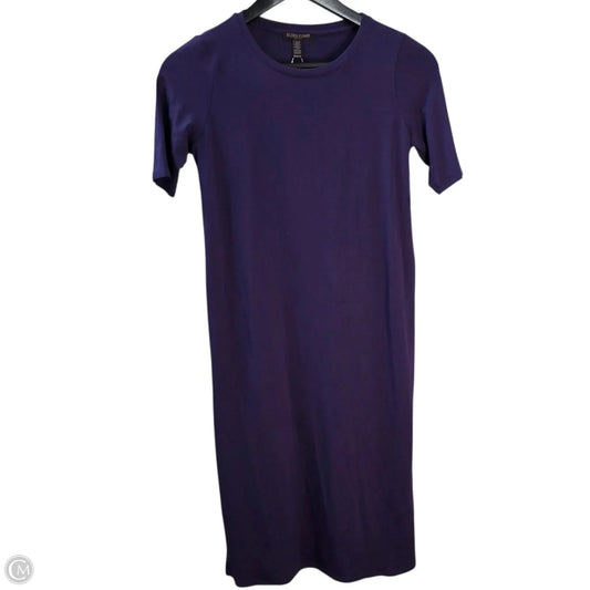 Dress Casual Midi By Eileen Fisher In Purple, Size: Sp
