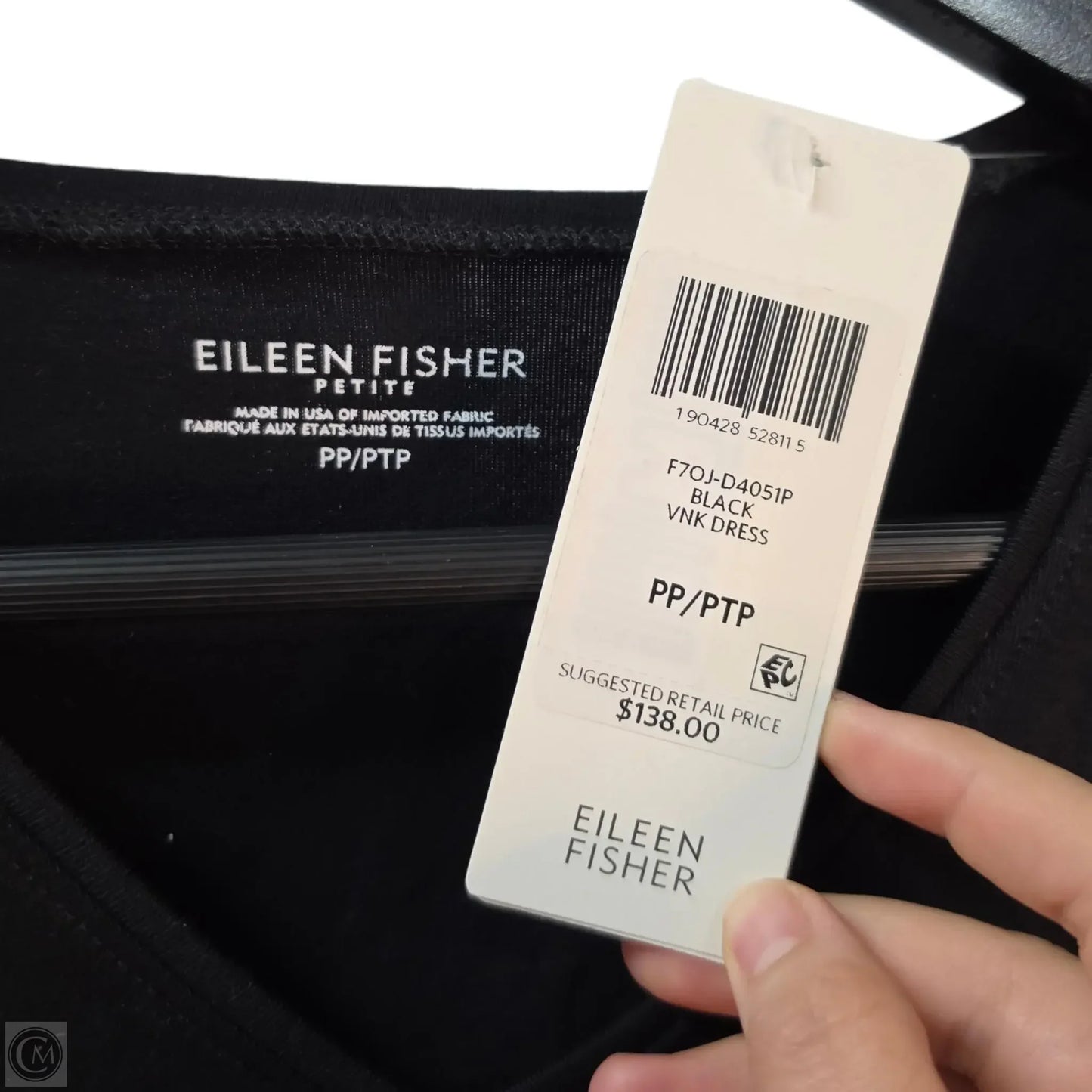 Dress Casual Short By Eileen Fisher In Black, Size: Sp