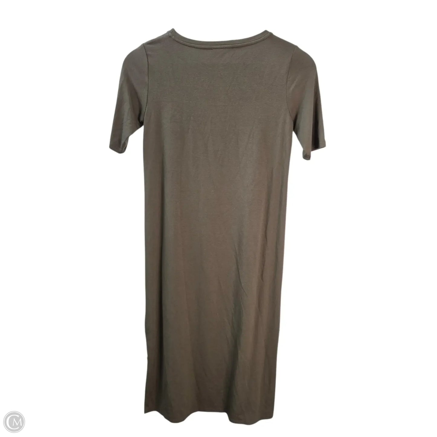 Dress Casual Midi By Eileen Fisher In Green, Size: Sp