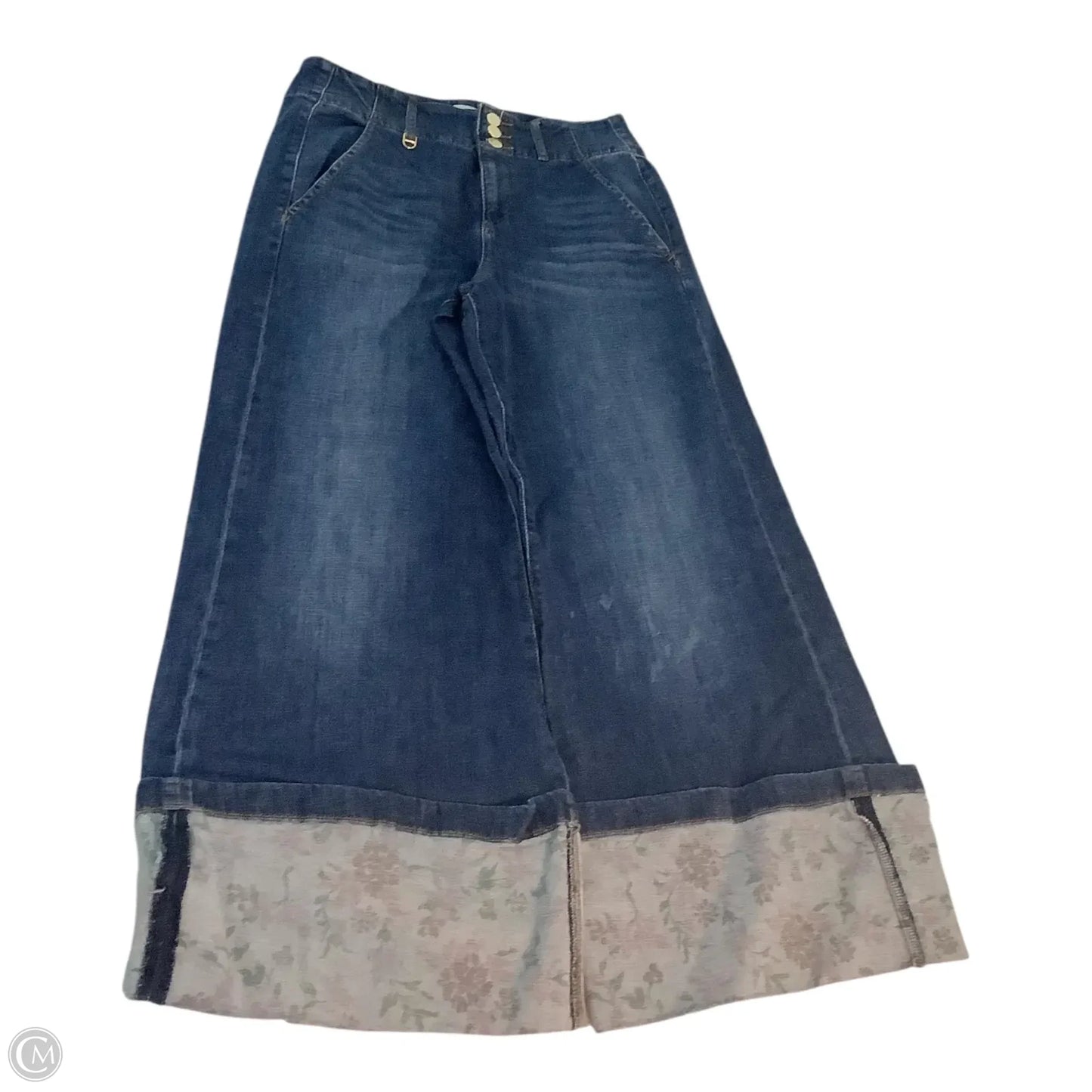 Jeans Wide Leg By Maeve In Floral Print, Size: 6p