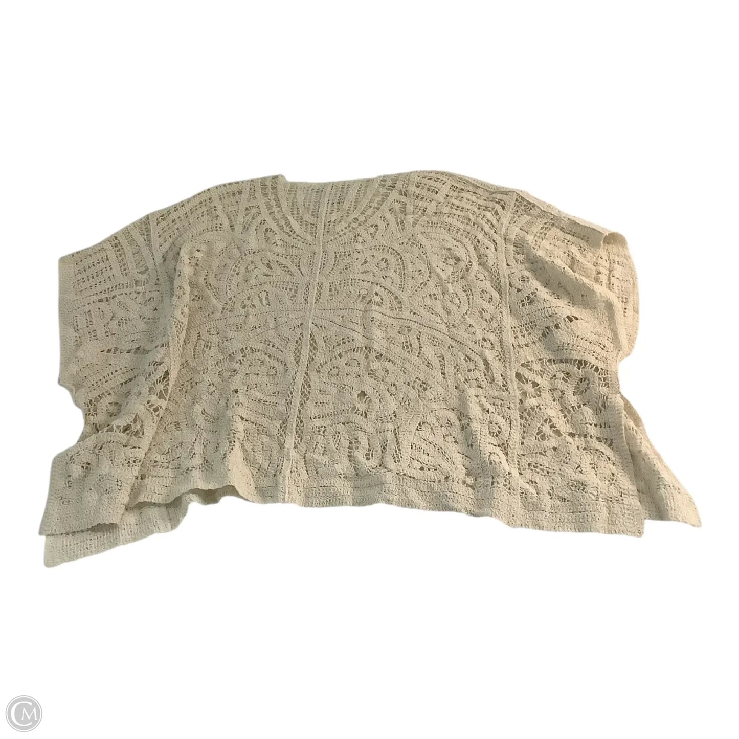 Sweater Short Sleeve By Love Stitch In Cream, Size: M