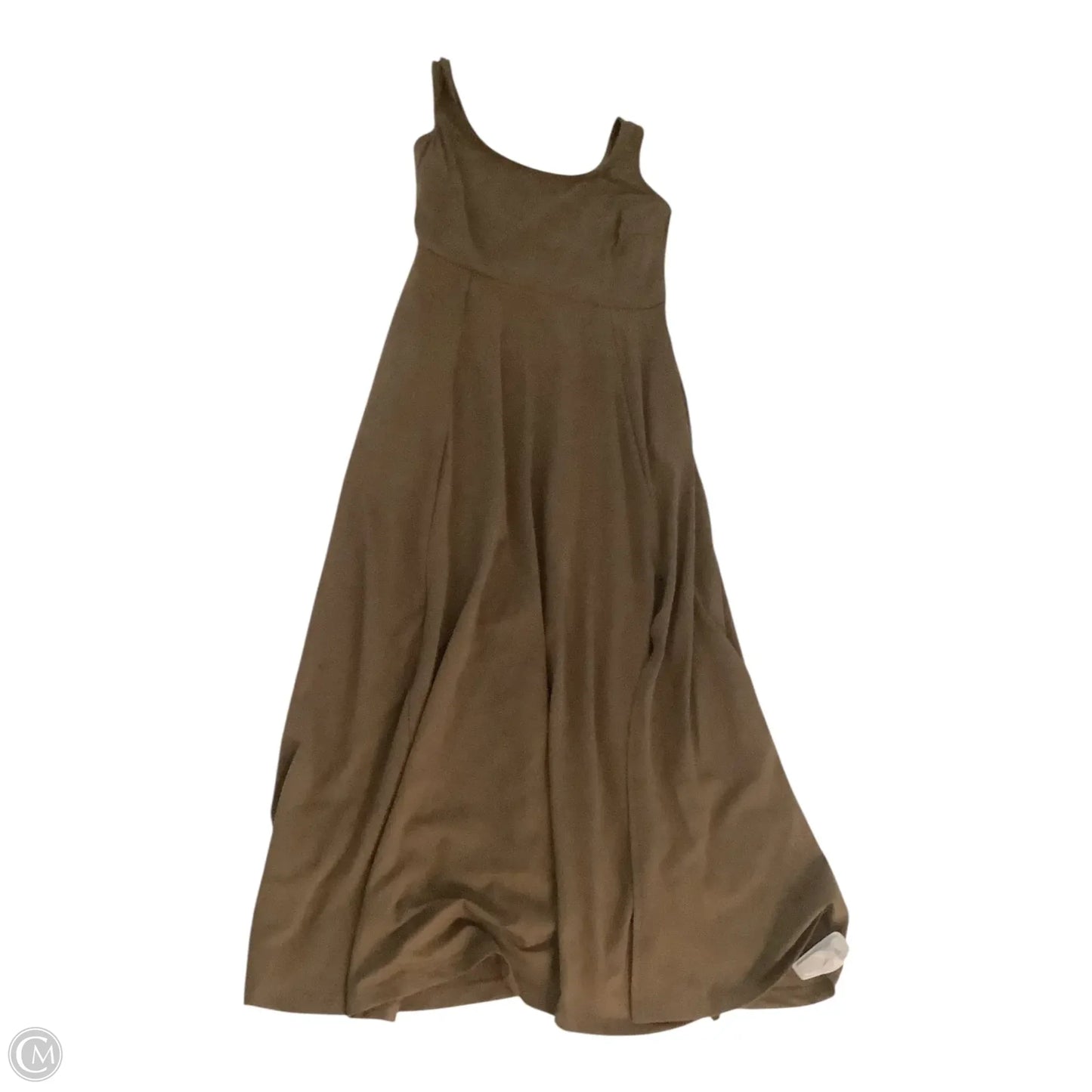 Dress Casual Midi By Clothes Mentor In Brown, Size: M
