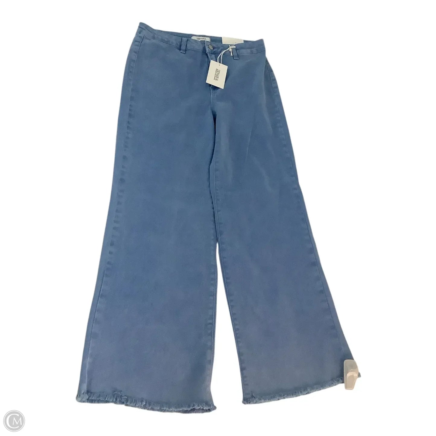 Jeans Flared By Zenana In Blue, Size: M