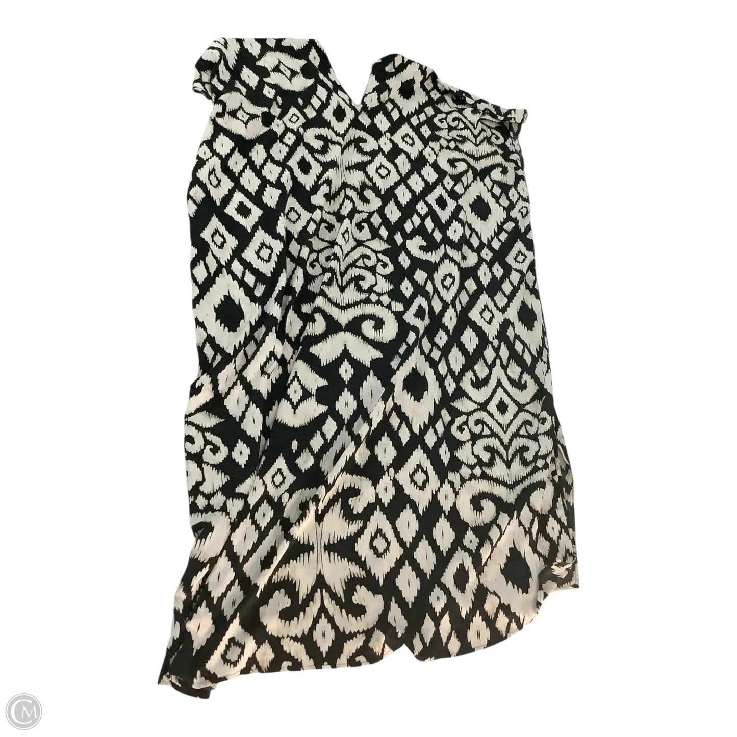 Dress Casual Maxi By Natori In Black & Cream, Size: S