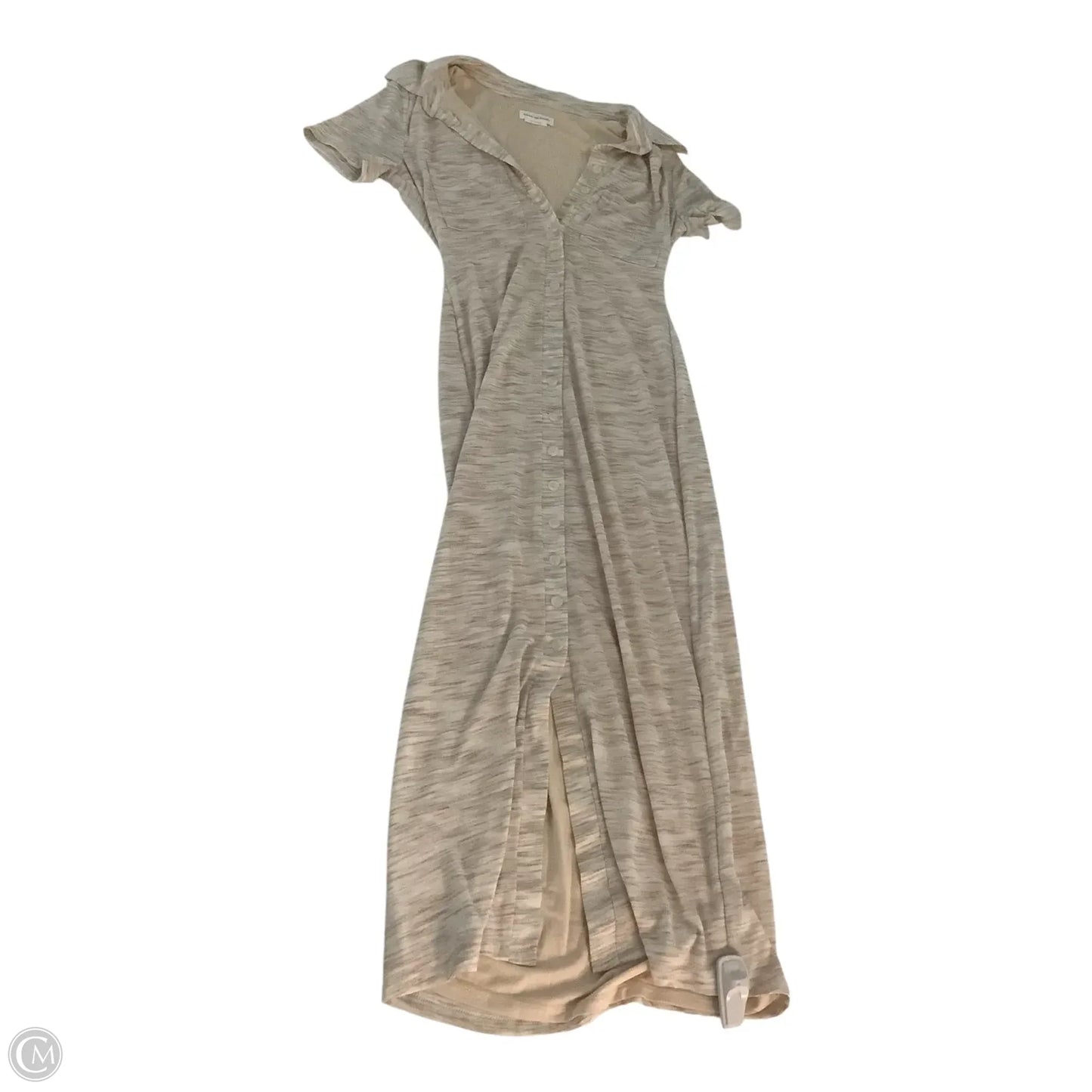 Dress Casual Maxi By Lovers & Friends In Cream & Tan, Size: S