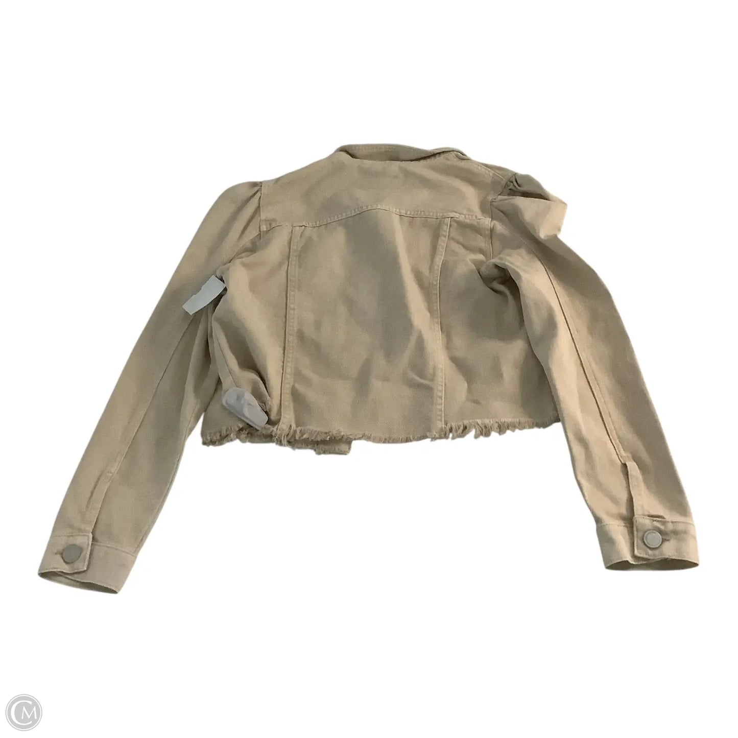Jacket Denim By Blanknyc In Tan, Size: S