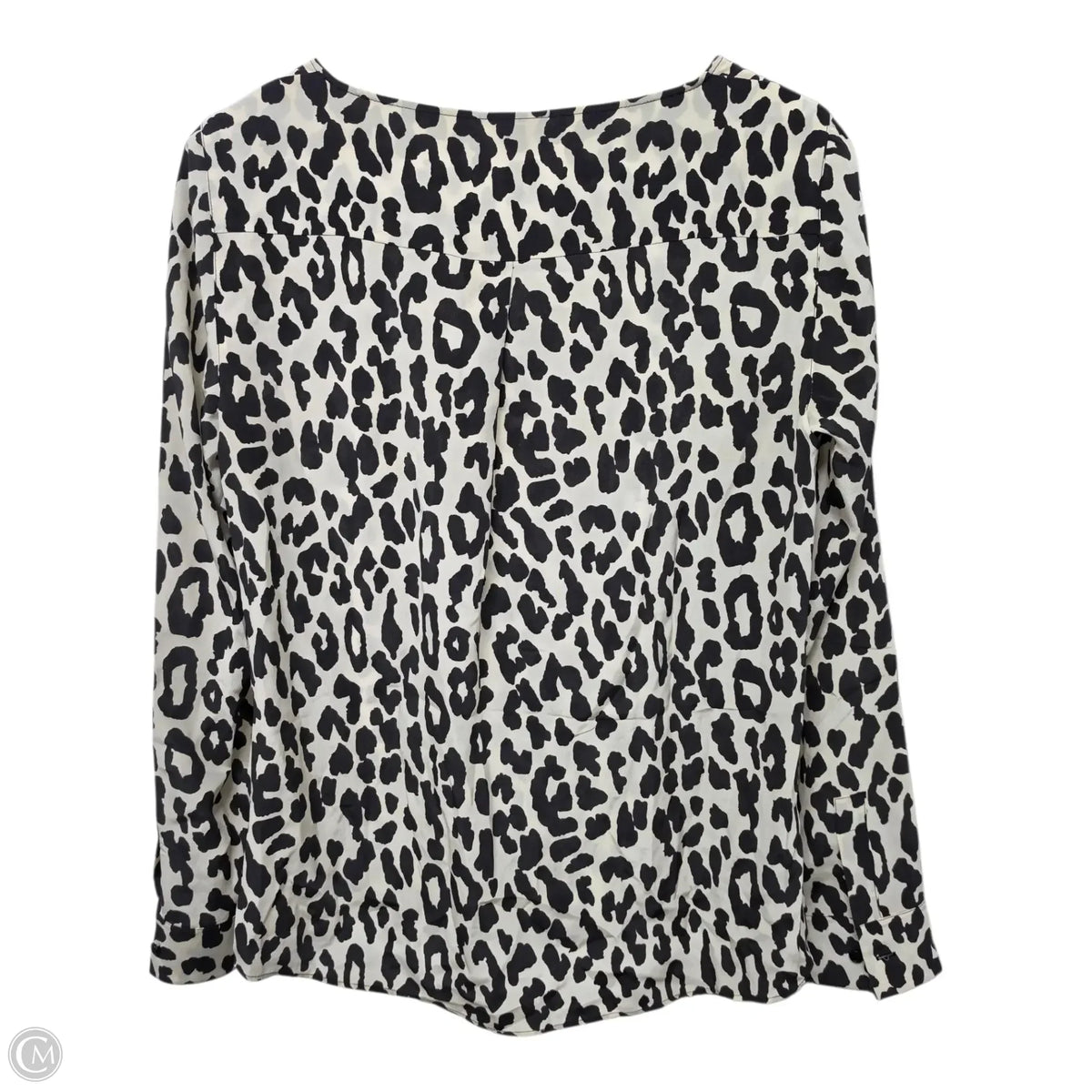 Top Long Sleeve Basic By Akris In Animal Print, Size: S