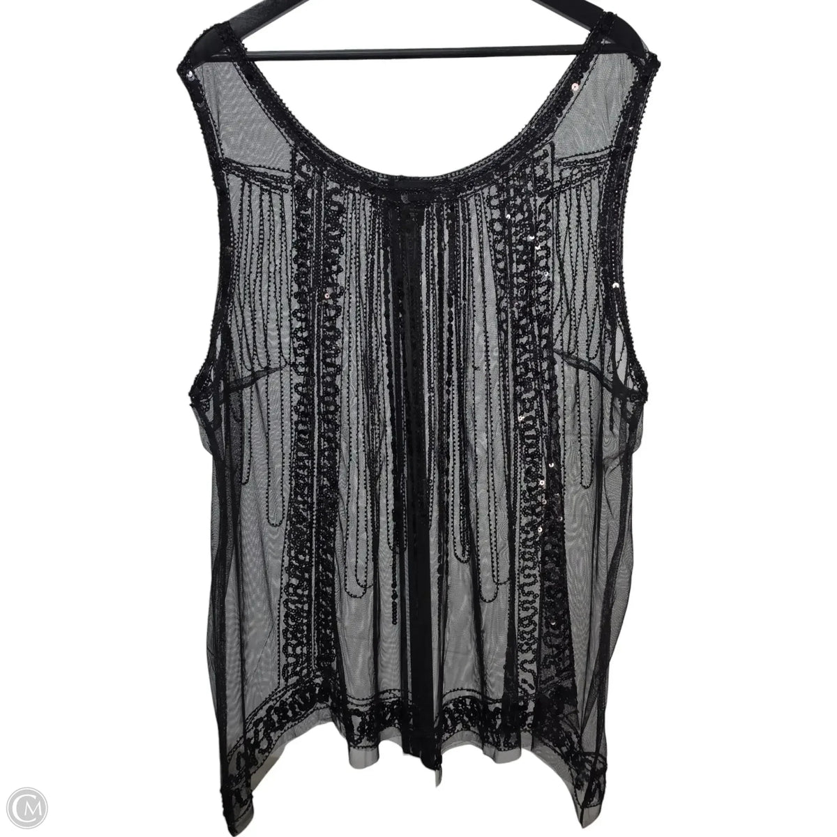 Top Sleeveless By Torrid In Black, Size: 4x