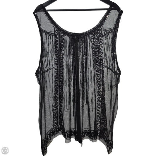 Top Sleeveless By Torrid In Black, Size: 4x