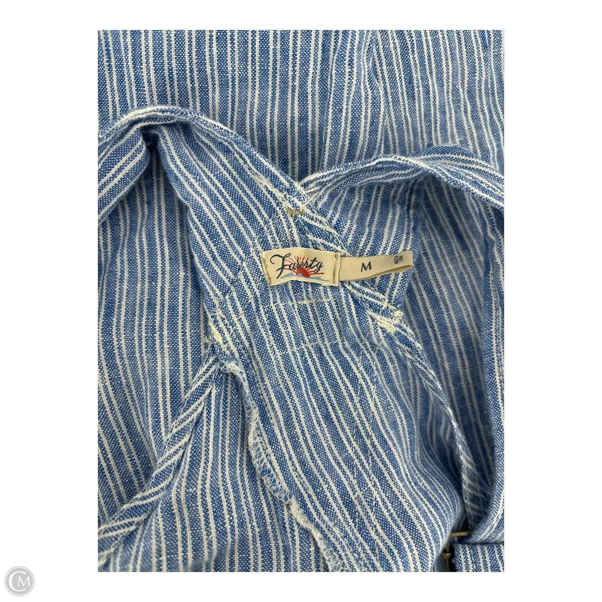 Overalls By Faherty In Striped Pattern, Size: M