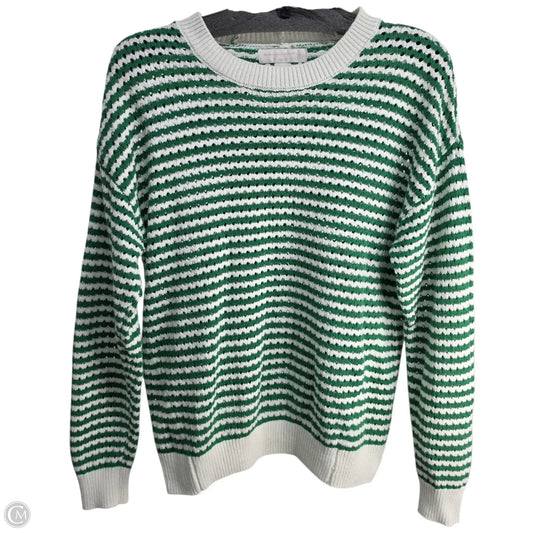 Sweater By Spiritual Gangster In Green & White, Size: S
