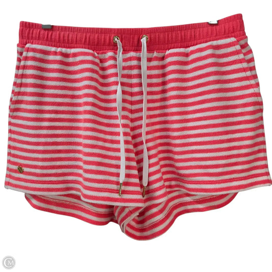 Shorts Designer By Lilly Pulitzer In Orange & White, Size: M