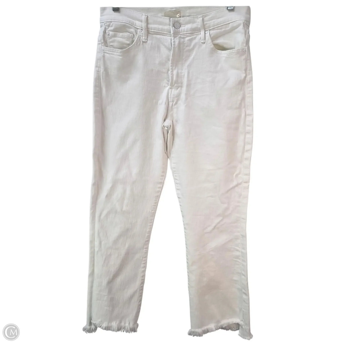 Jeans Designer By Mother In White, Size: 12