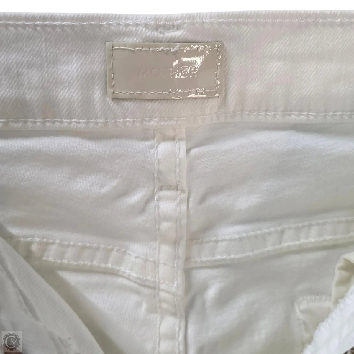 Jeans Designer By Mother In White, Size: 12