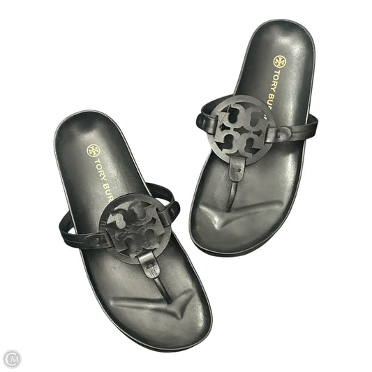 Sandals Designer By Tory Burch In Black, Size: 9