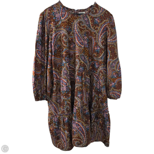 Dress Casual Midi By Ana In Paisley Print, Size: 3x