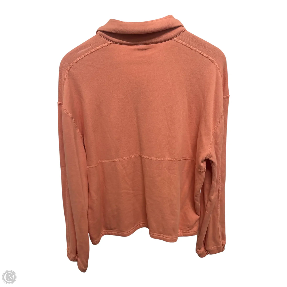 Sweatshirt Collar By Faherty In Orange, Size: S